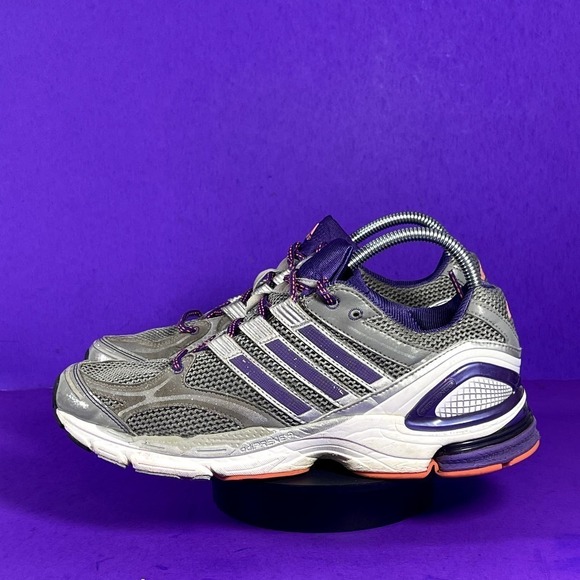 Adidas Supernova Sequence 4 Women's Grey & Purple Running Sneakers Shoe‎ Size 10 - Picture 4 of 9